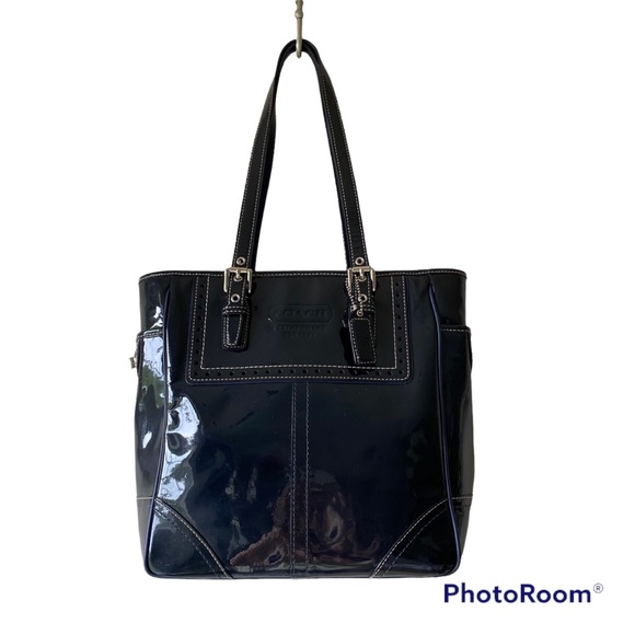 Coach Bags Coach Patent Leather Lunch Turnlock Gallery Tote Poshmark